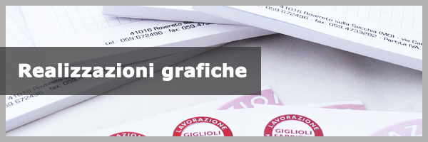 Realizzazione progetto grafico Gualdi Promotion